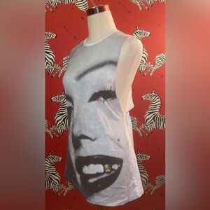 Marilyn Monroe “gold tooth” tank top Sz. S/M